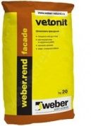 weber rend facade серая шпатлевка (20кг)
